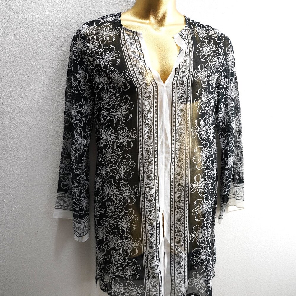 WHBM‎ Resort Spa Tunic Beach Coverup size M?